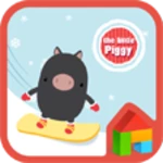 littlepiggy winter dodol theme android application logo